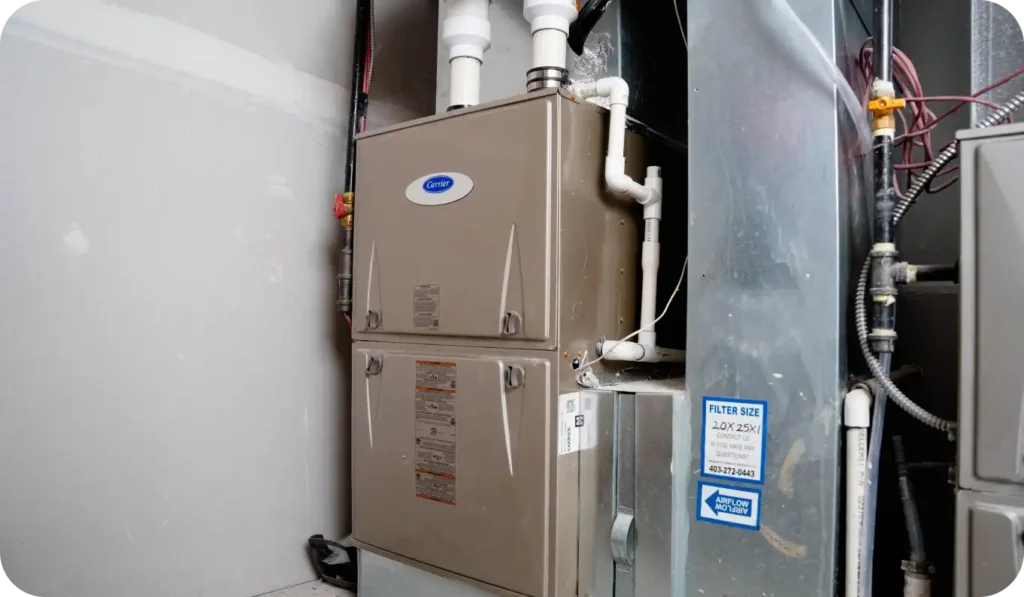 Installed furnace in Calgary home featured in Comfort Union’s 2025 cost guide