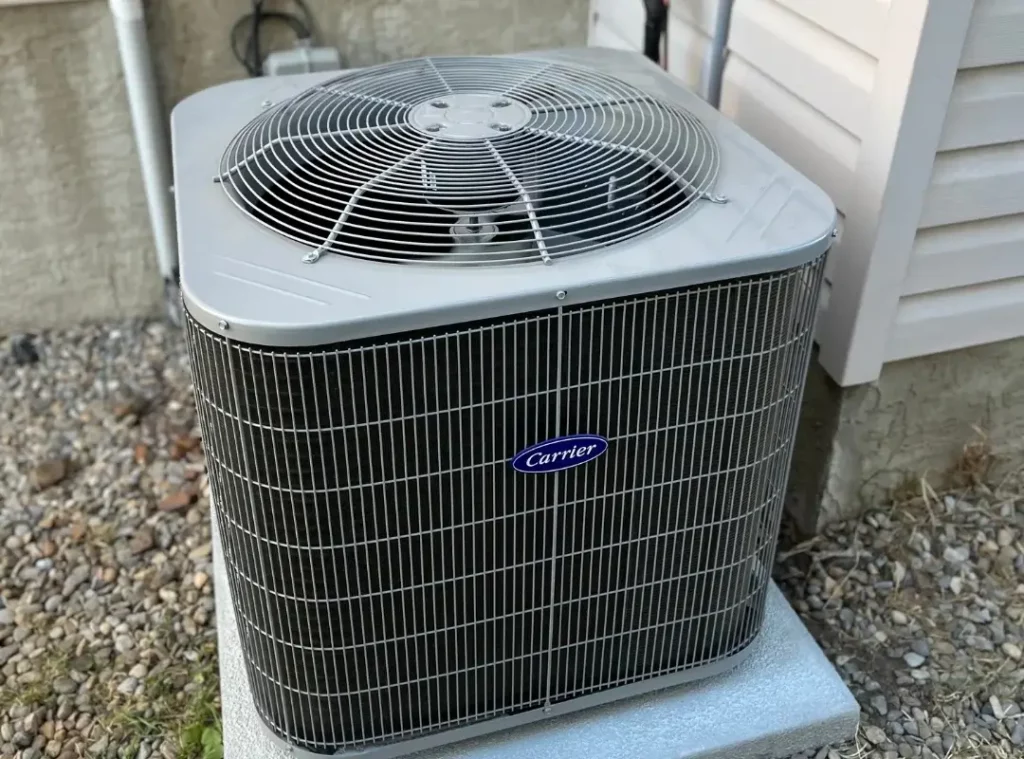 Carrier air conditioner installed in Calgary by Comfort Union – reliable cooling solution