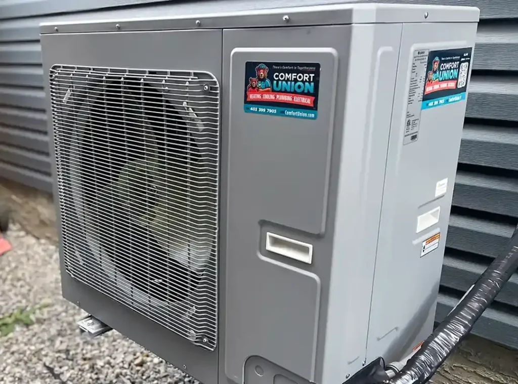 Comfort Union's expert heat pump installation designed for energy savings and reliable performance
