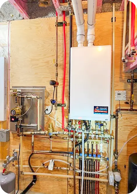 Comfort Union boiler installation for improved home heating
