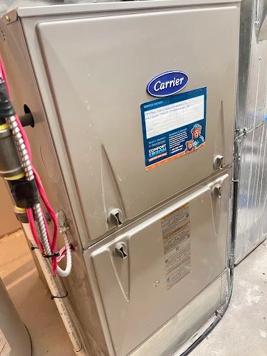 Carrier Furnace installed by Comfort Union