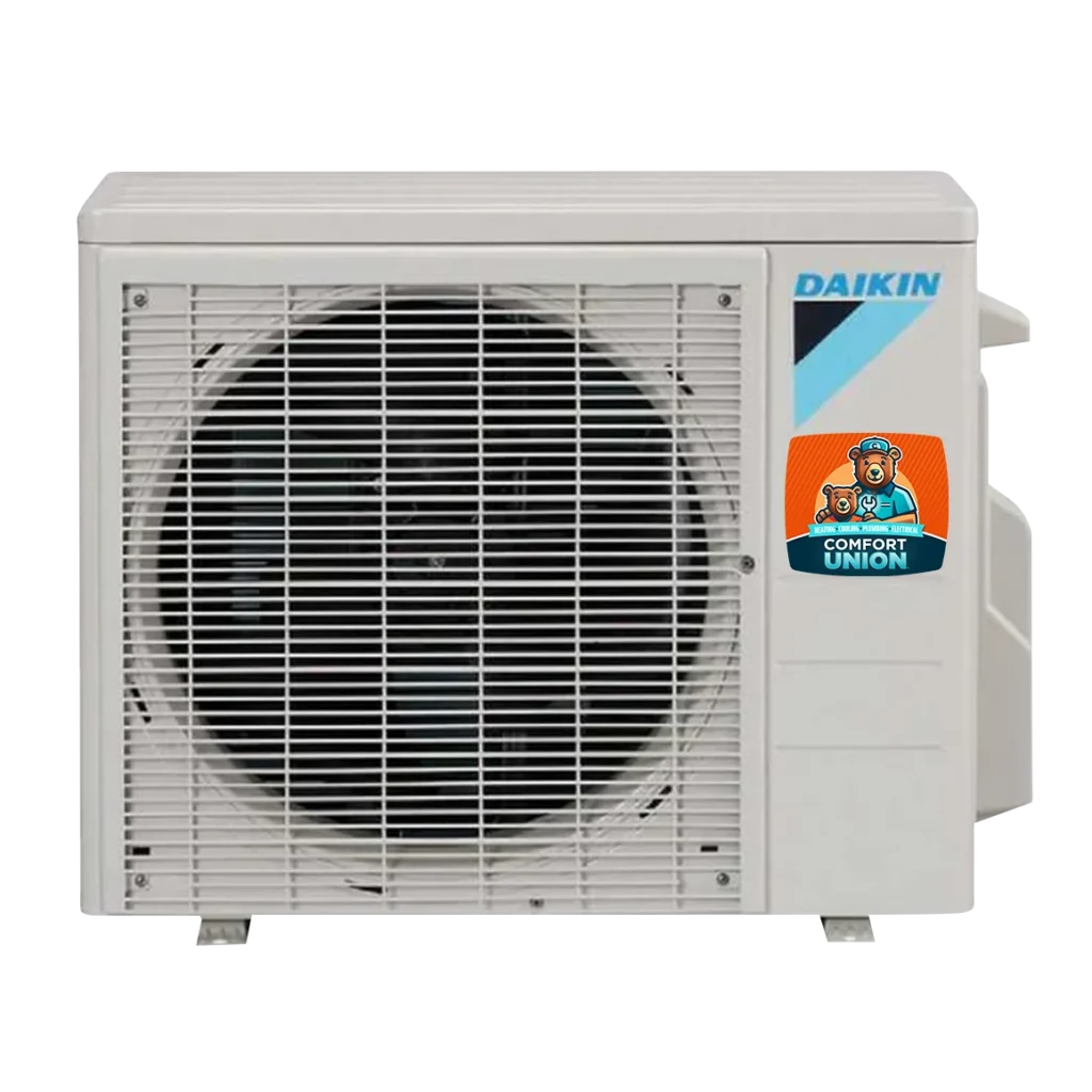 Daikin ductless mini-split and multi-zone heat pump system for space-constrained Calgary homes, installed by The Comfort Union.