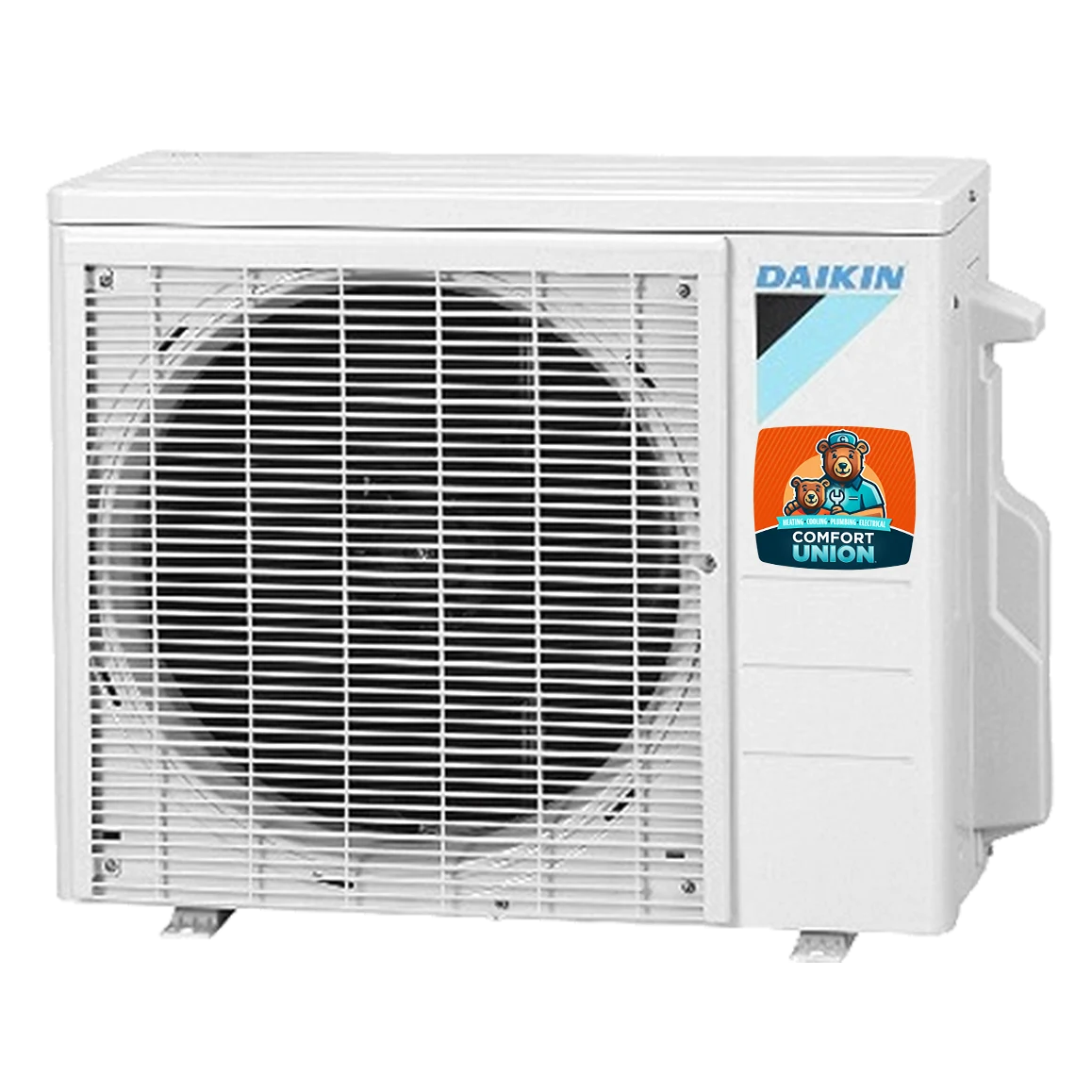 Daikin inverter ductless mini-split system for space-constrained Calgary homes and condos, installed by Comfort Union.