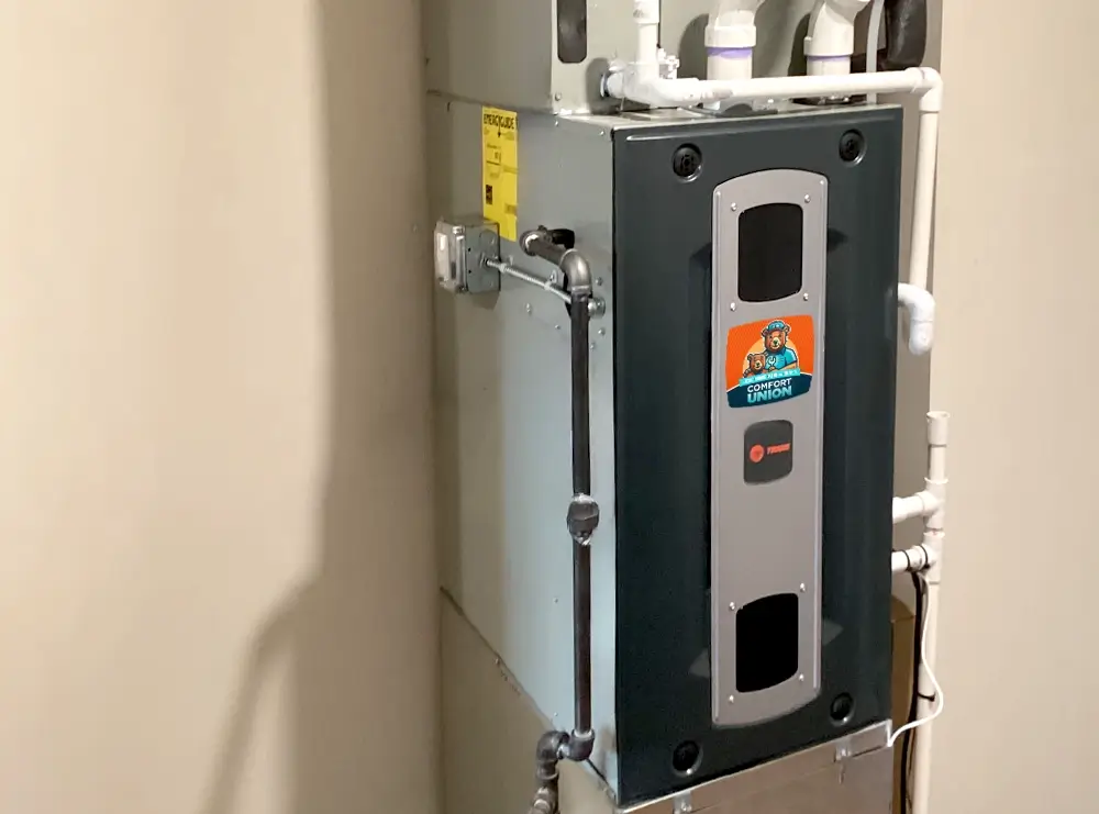 trane furnace installed by comfort union in the calgary home
