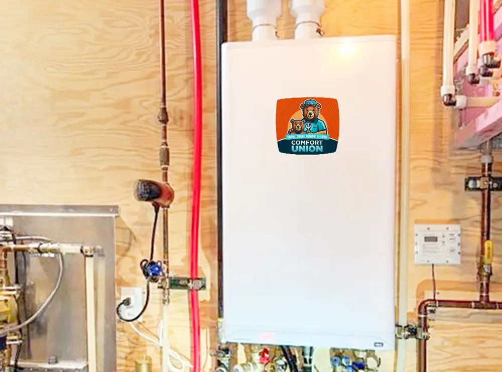 IBC Boiler installation completed by Comfort Union in Calgary
