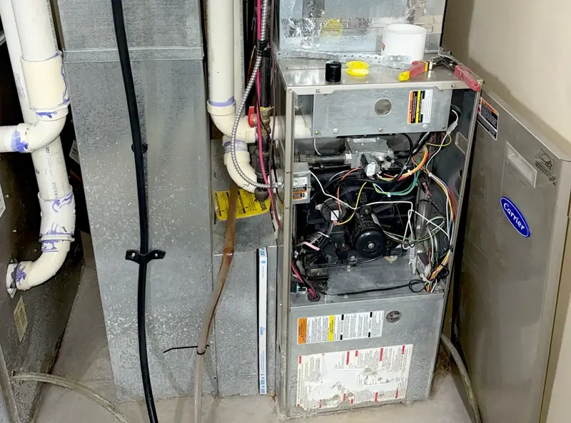 Comfort Union professional handling Carrier furnace installation in Calgary