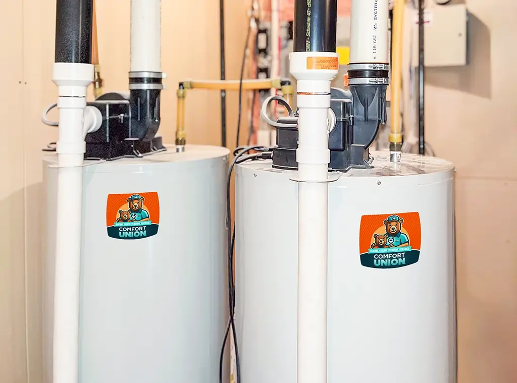 Hot Water Tank installation by Comfort Union in Calgary