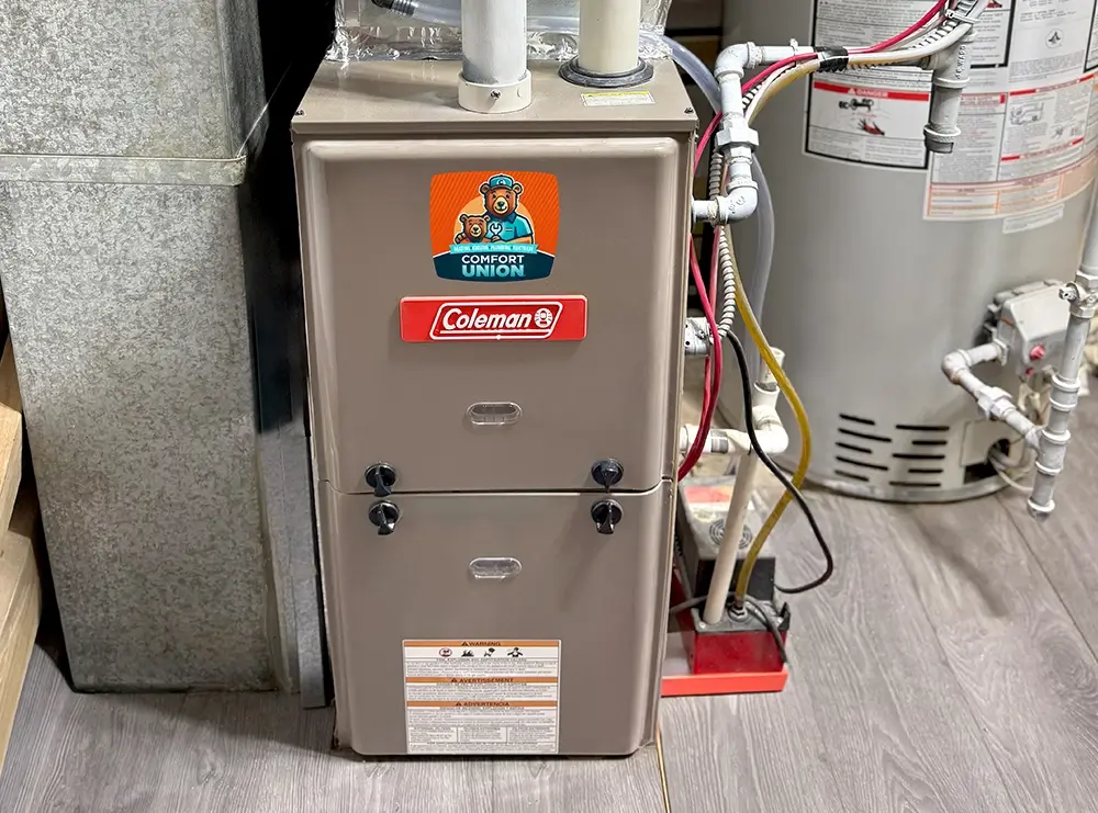 Gas Furnace Installation by comfort Union in calgary