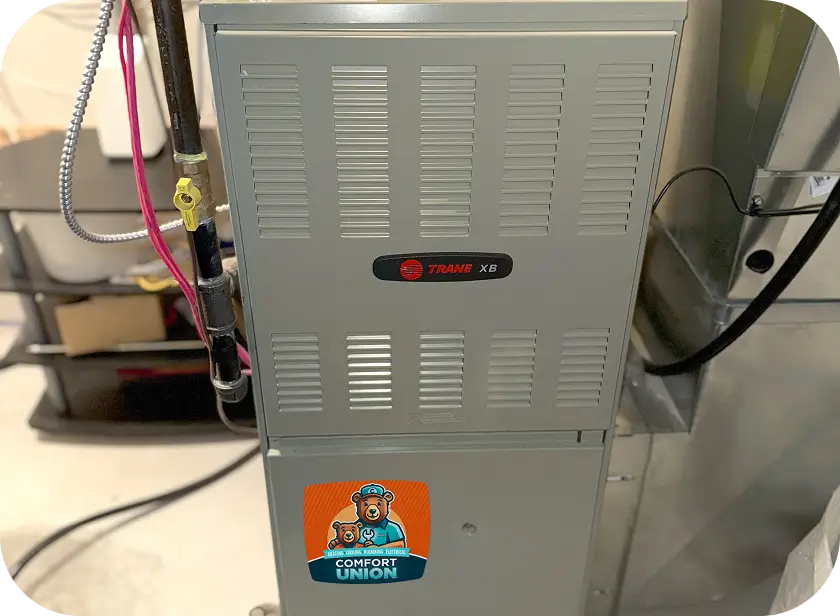 Repaired furnace system running efficiently in Calgary by Comfort Union