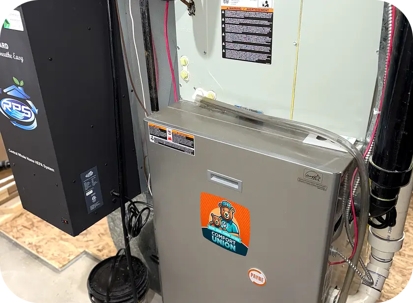 Furnace restored to proper working condition in Calgary by Comfort Union