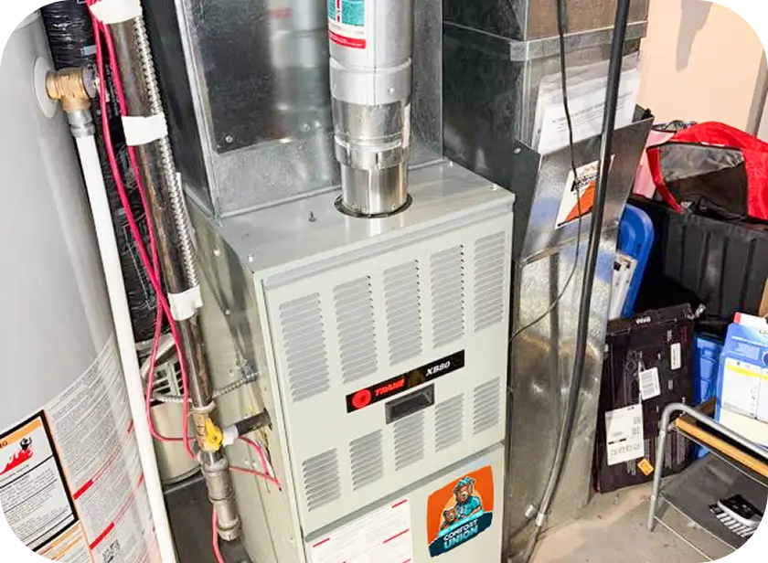 Finished furnace repair ensuring safe operation in Calgary by Comfort Union