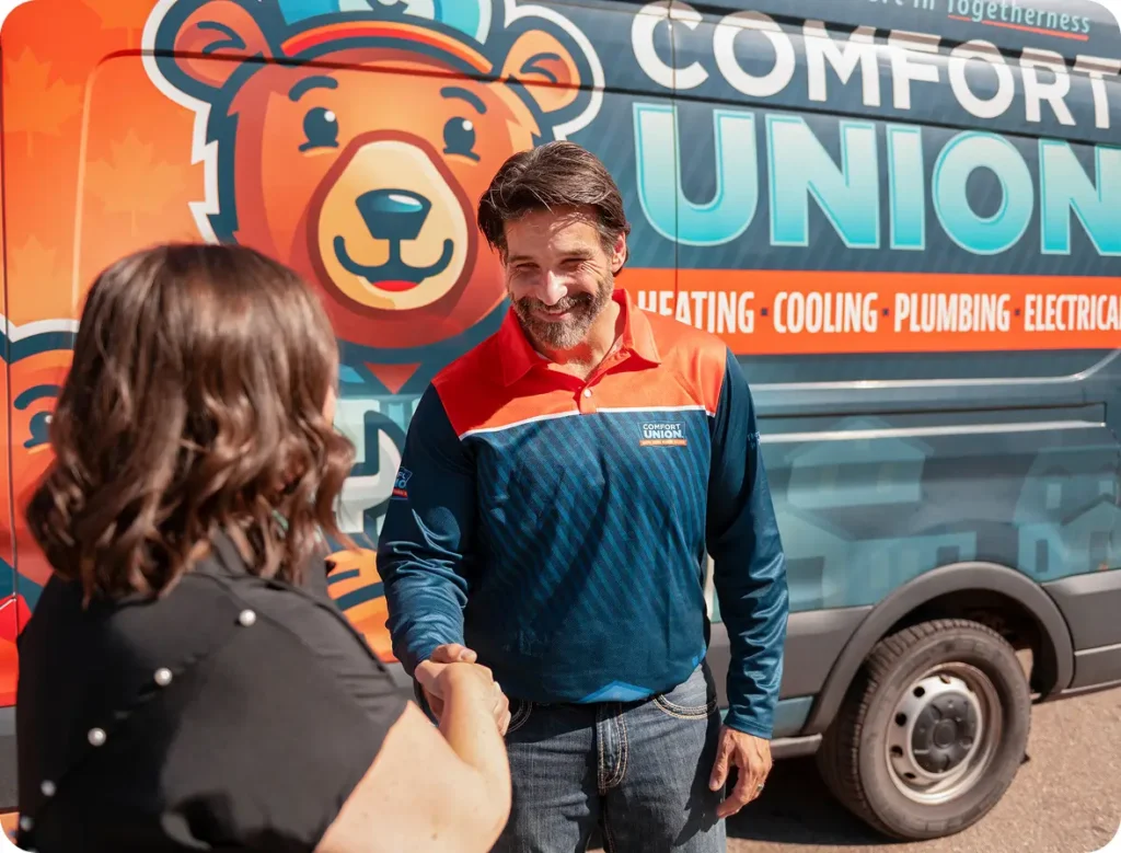 Friendly certified HVAC technicians providing reliable home service