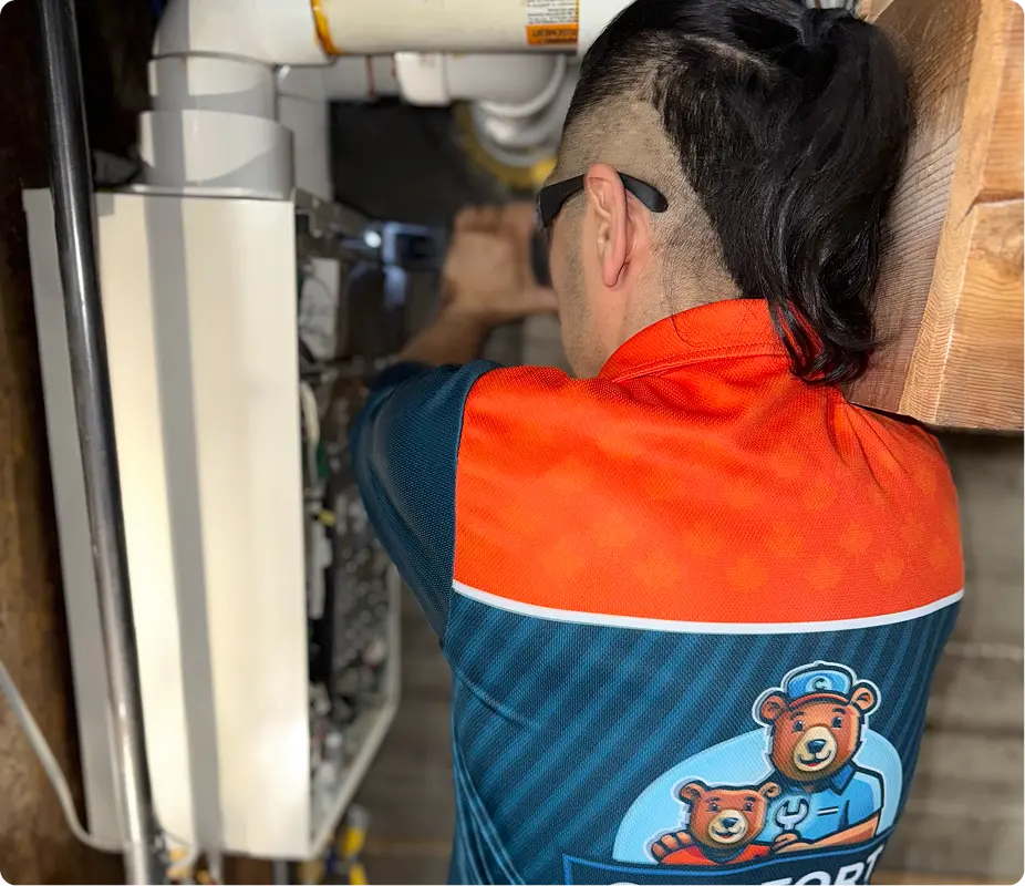 Residential heating system repair service in Calgary by Comfort Union