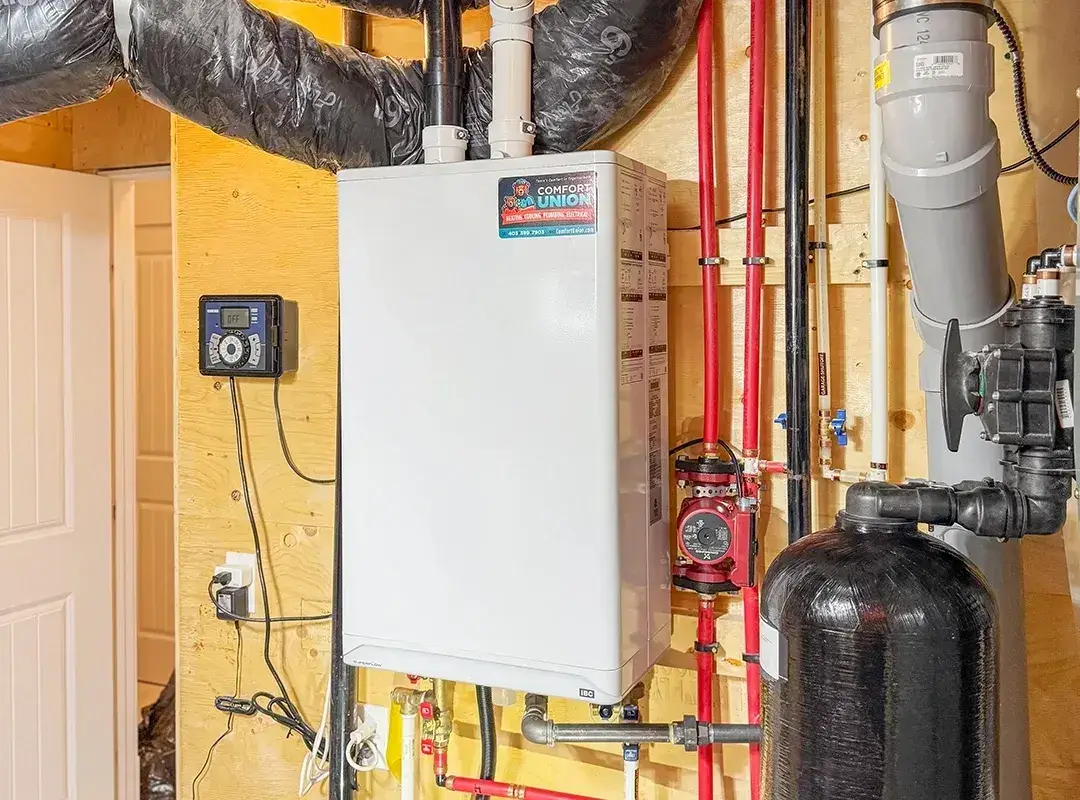 After installation of nortiz tankless water heater by Comfort Union